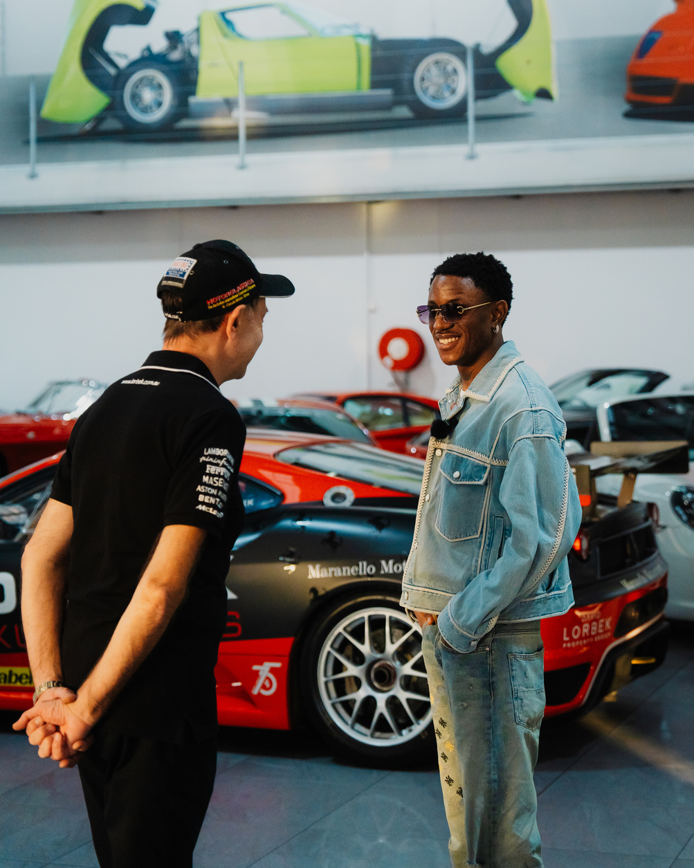 Behind the scenes
